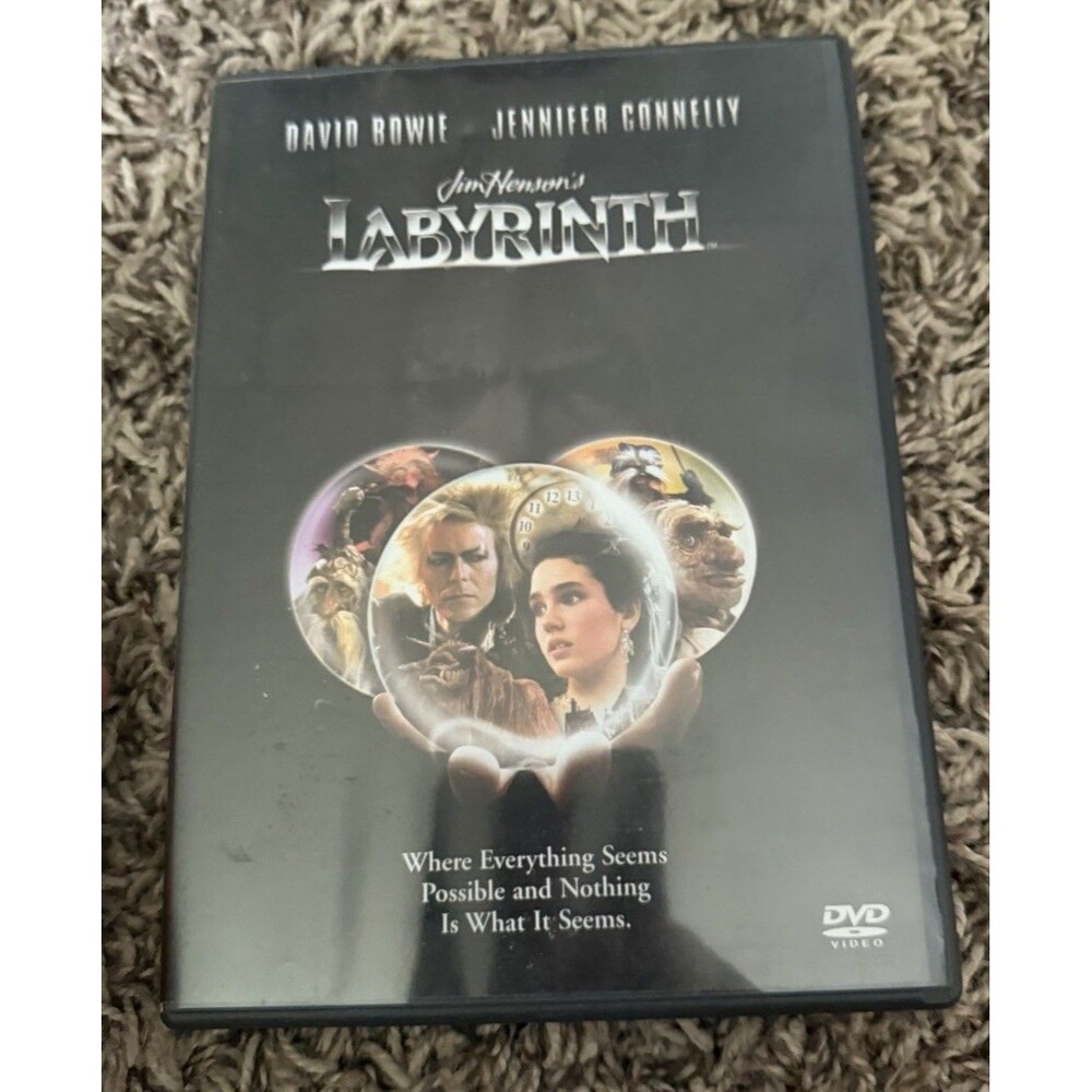 Labyrinth DVD Widescreen Fantasy Adventure David Bowie Jim Henson